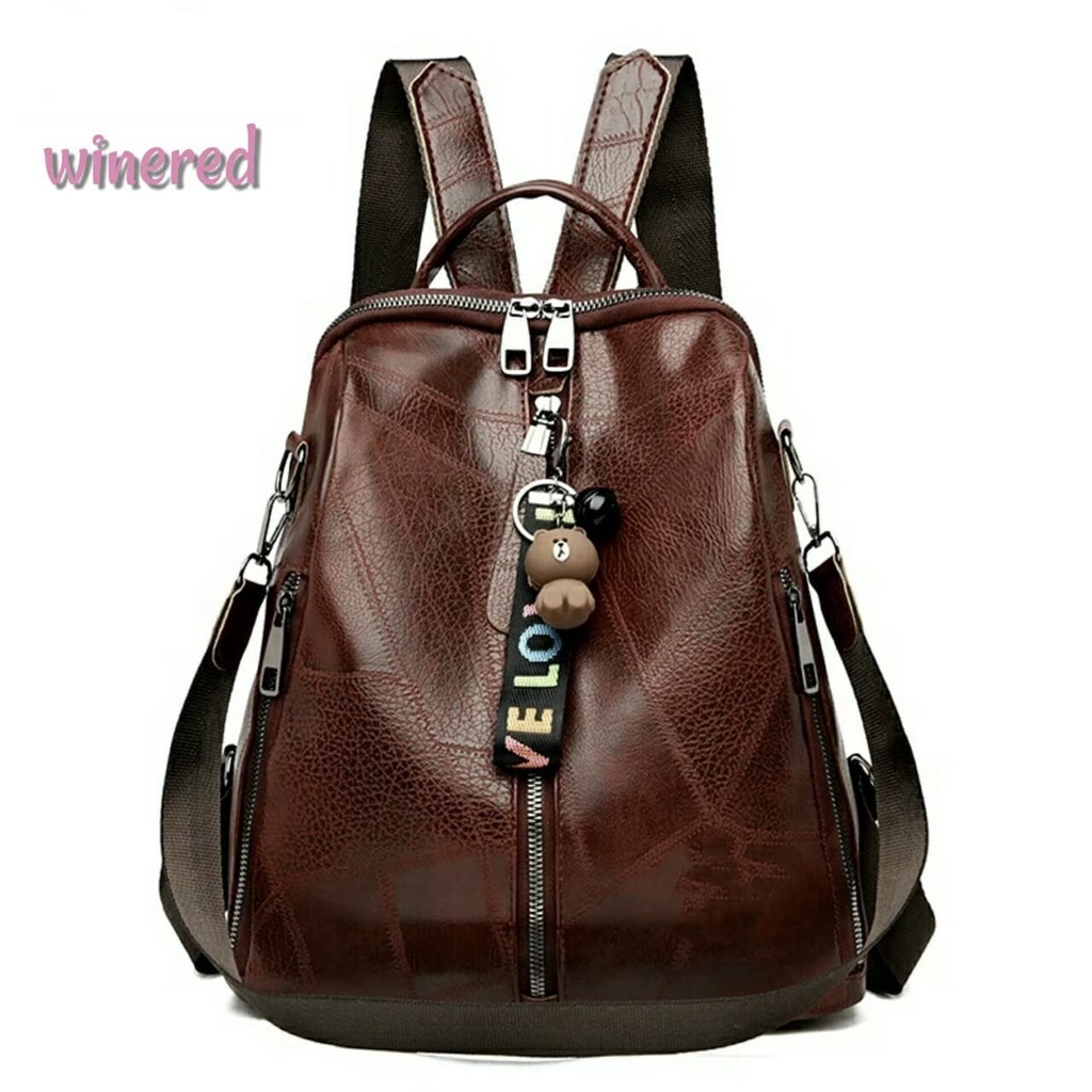 ST99_ Tas Ransel Backpack Terbaru -Tas Ransel Wanita MUltifungsi - Tas Ransel Wanita Korean Style - Fitaloka