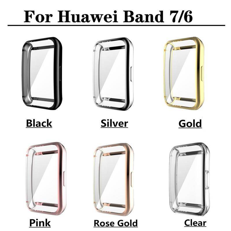 Soft Case TPU Bening Cover Proteksi 360 Untuk Huawei Honor Band 6 7