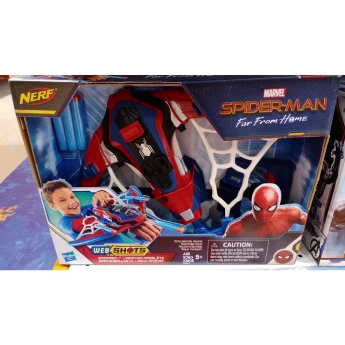 mainan : nerf web shot marvel spiderman 