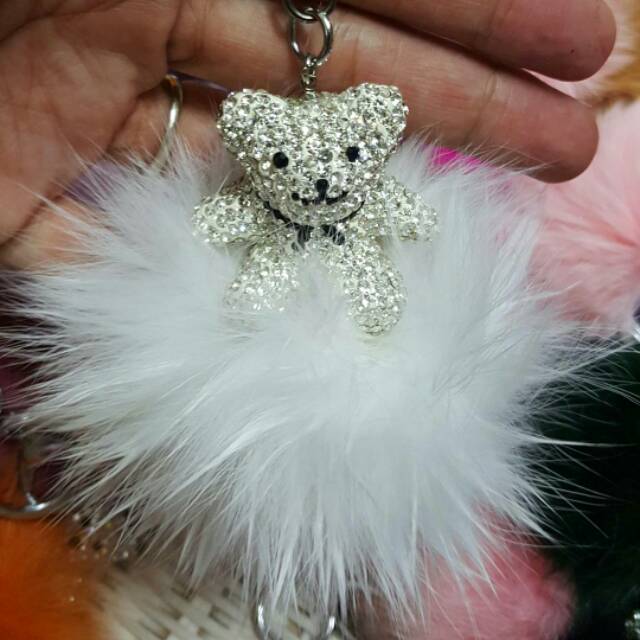 Bear Blink Bagcharm