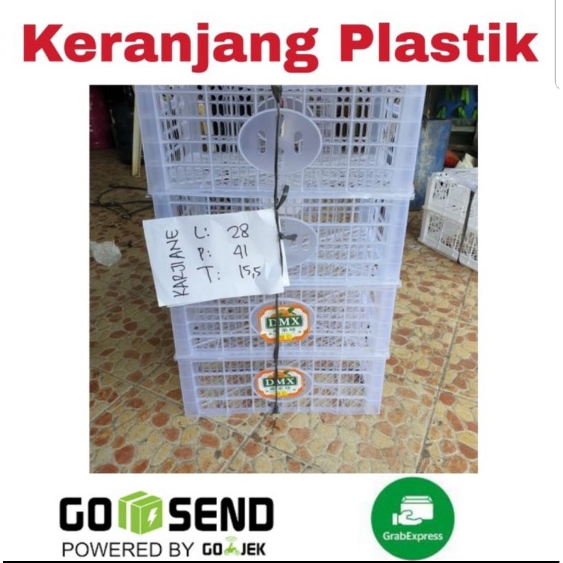 TERMURAH - Keranjang plastik bekas buah