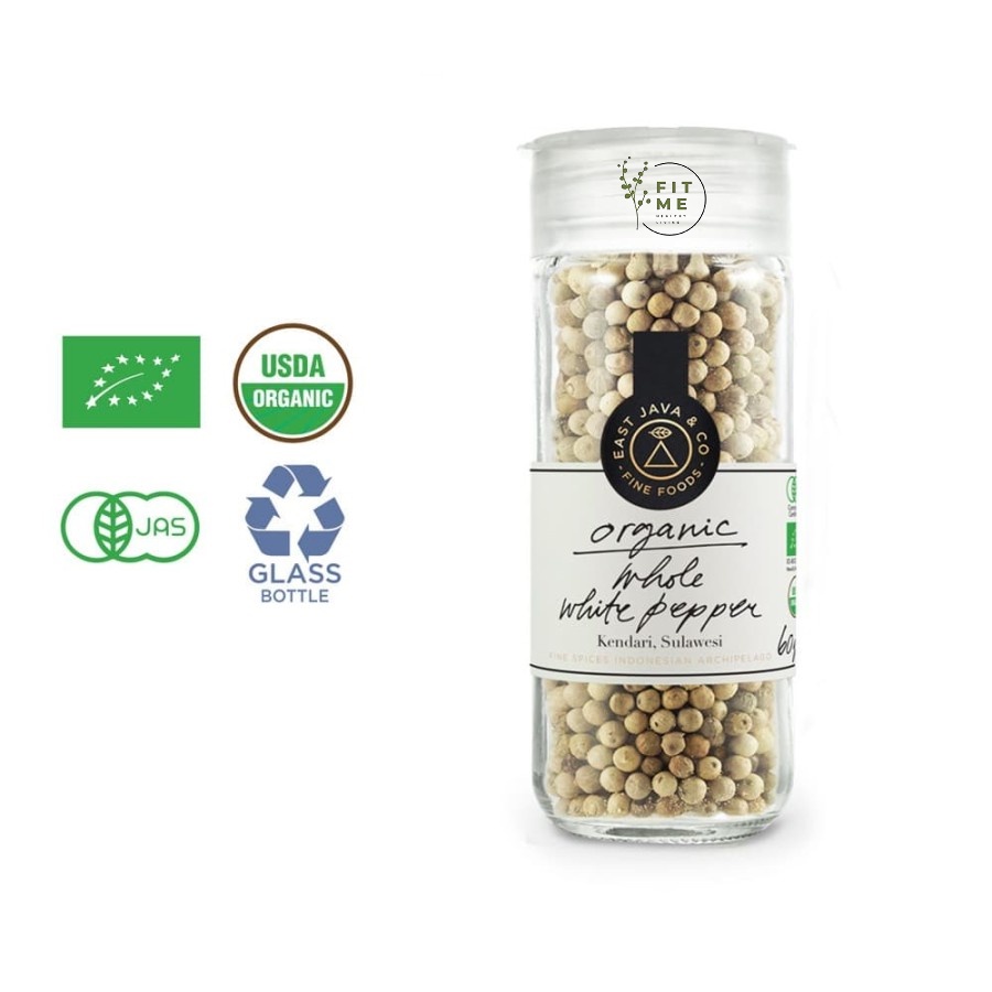 

EAST JAVA & CO ORGANIC WHOLE WHITE PEPPER MILL 54Gr