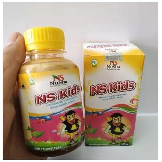 Madu NS Kids Nusha 125 ml - Madu Suplemen Anak|Madu gemuk anakITelat bicara anak | Tumbuh Kembang anak