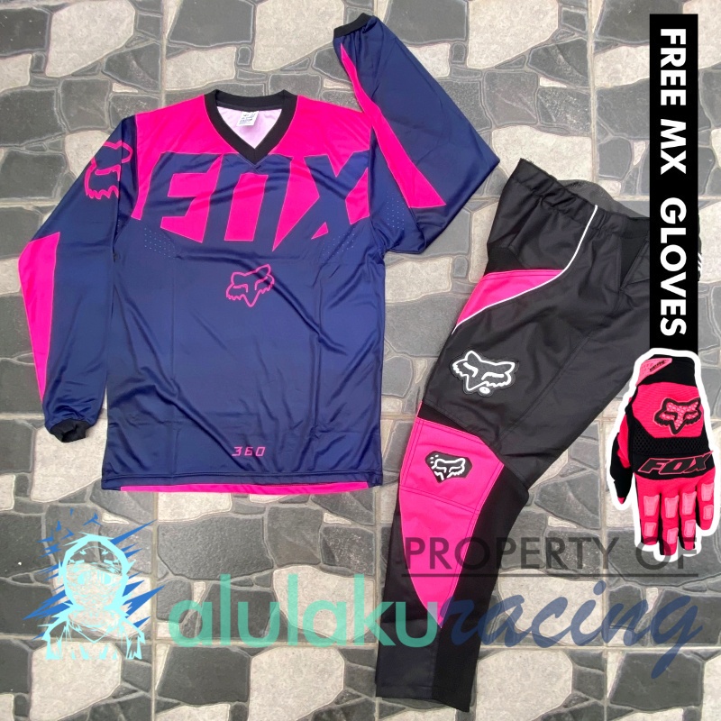 Jersey &amp; Celana MX Trail Motocross - Paket Bundling FOCT0712-F48