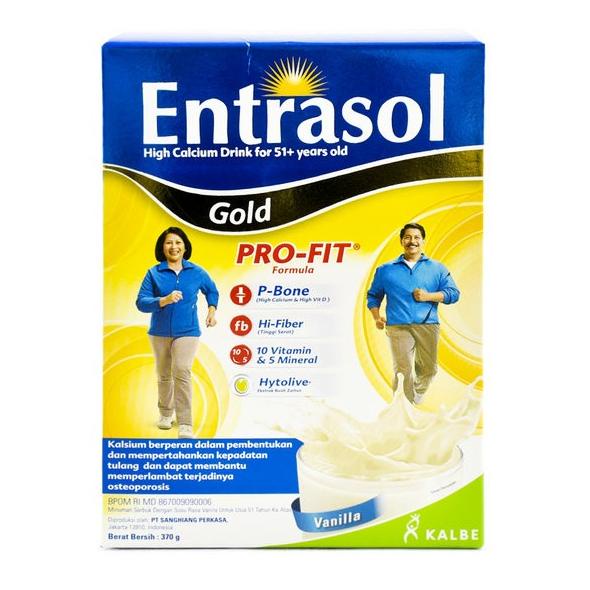 

[COD] ENTRASOL Gold Pro-Fit Vanilla 370gr for 51 Plus Years Old [COD]