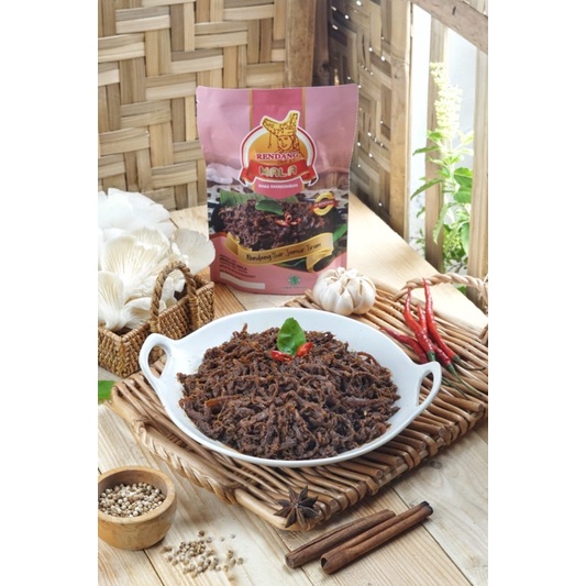 

Rendang Suir Jamur Tiram 250gr - Rendang Mala Asli Payakumbuh