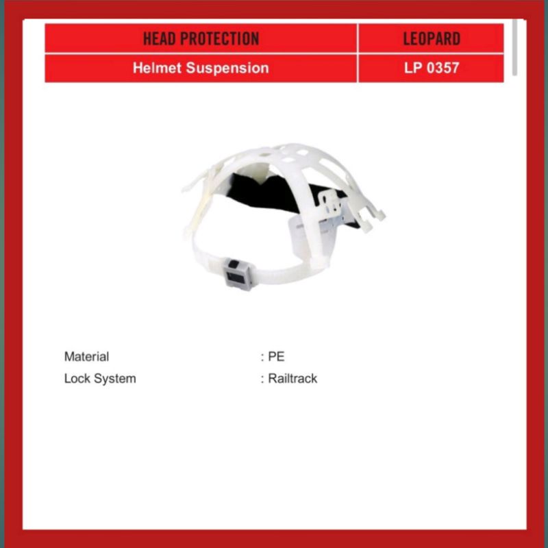 SARANG HELM SAFETY LEOPARD LP0357/HELMET SUSPENSION/HELM SAFETY