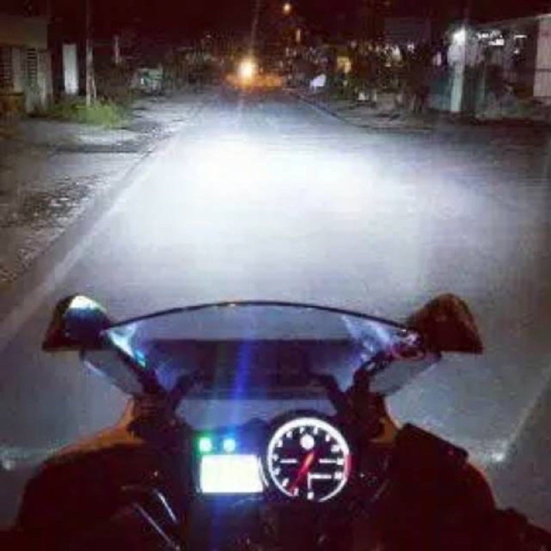 Lampu Depan LED 2 Sisi AC DC Bebek Matic Satria H6 Bholam ac dc H6 ( WARNA RANDOM )