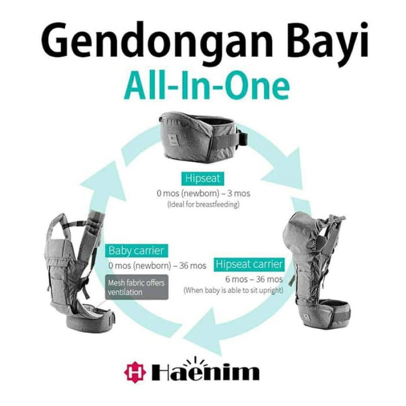 haenim hipseat carrier