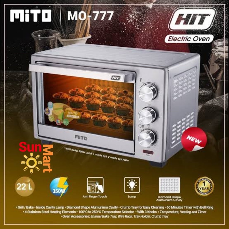 Oven Mito MO 777 Kapasitas 22 Liter