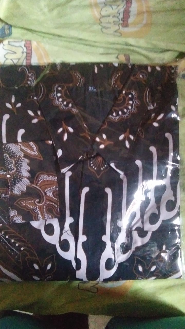 Parang Cendono Sogan Kemeja Batik Pria Slimfit Katun Primisima Full Furing