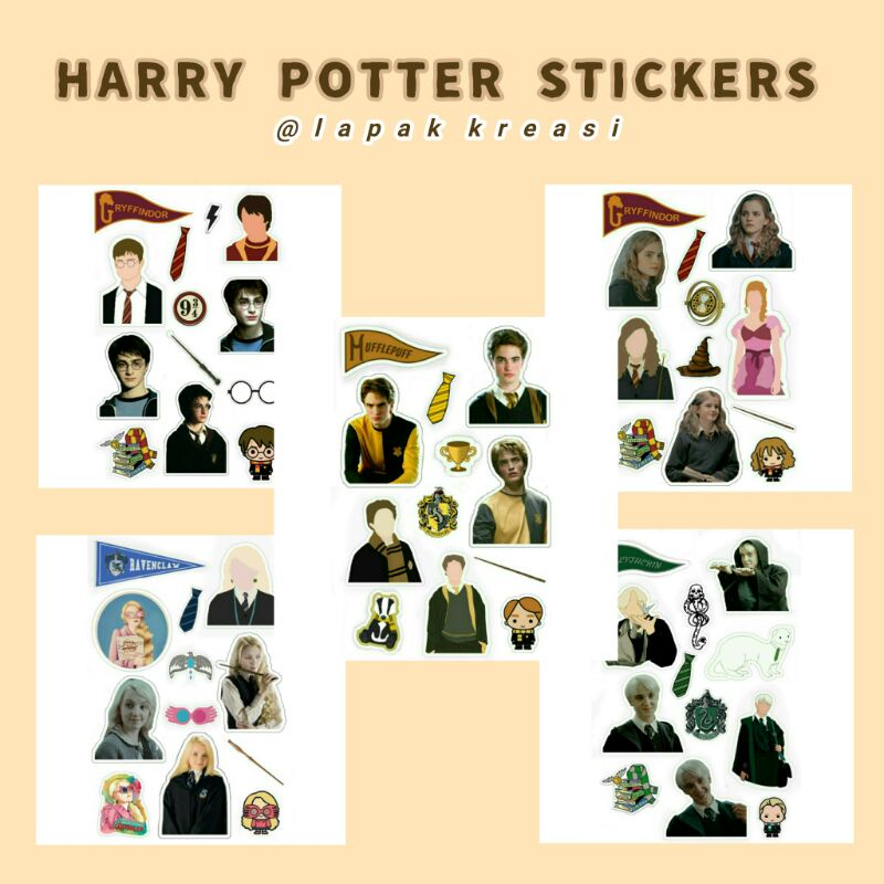 

[lapakkreasi] 1PACK Sticker Harry Potter untuk scrapbook | diary | casing