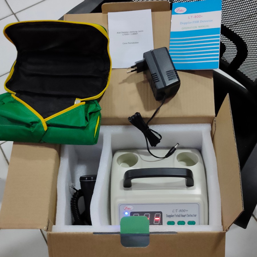 Fetal Doppler Lotus LT-800+ / Doppler LCD Fetal Heart Detector Lotus LT 800 +