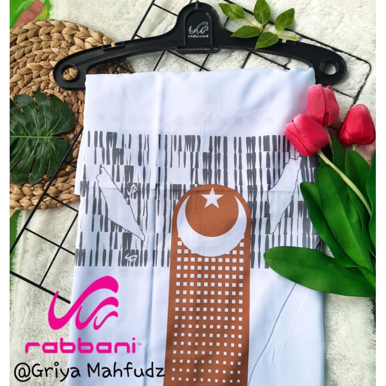 sarung rabbani sarung dukhan 3 putih sarung palestine series 100% original rabbani bisa COD