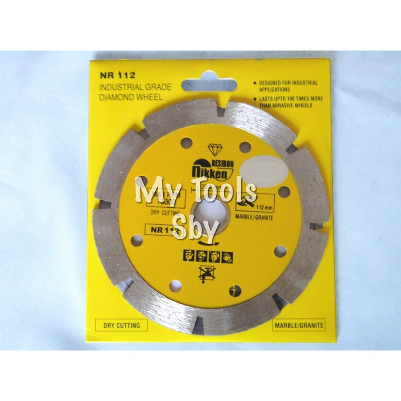 Mata Potong Gerinda / Diamond Wheel Kering Batu Granit 4” Nikken