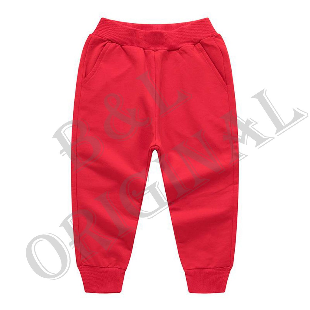 BS/COD/CELANA JOGGER POLOS ANAK ANAK 1-7 TAHUN//REALPIC//GOOD QUALITY