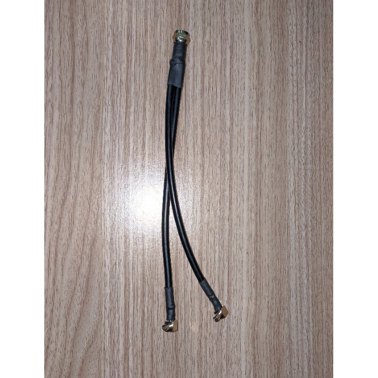 Pigtail double ganda F konektor to Ts9 SMA RPSMA modem e5577 e5573 dan orbit max