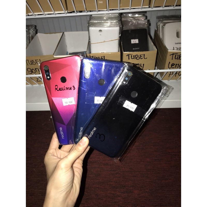 TUTUP BELAKANG REALME 3