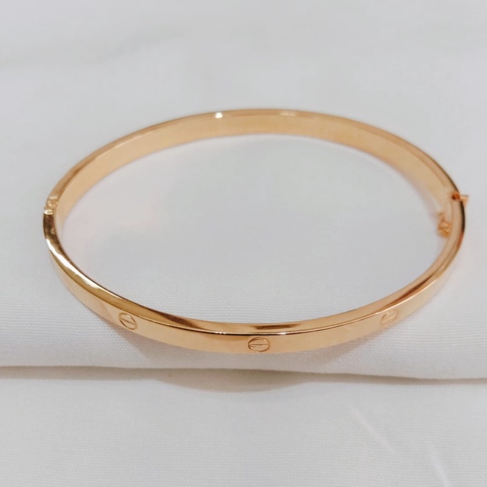 Gelang Cartier polos Fashion