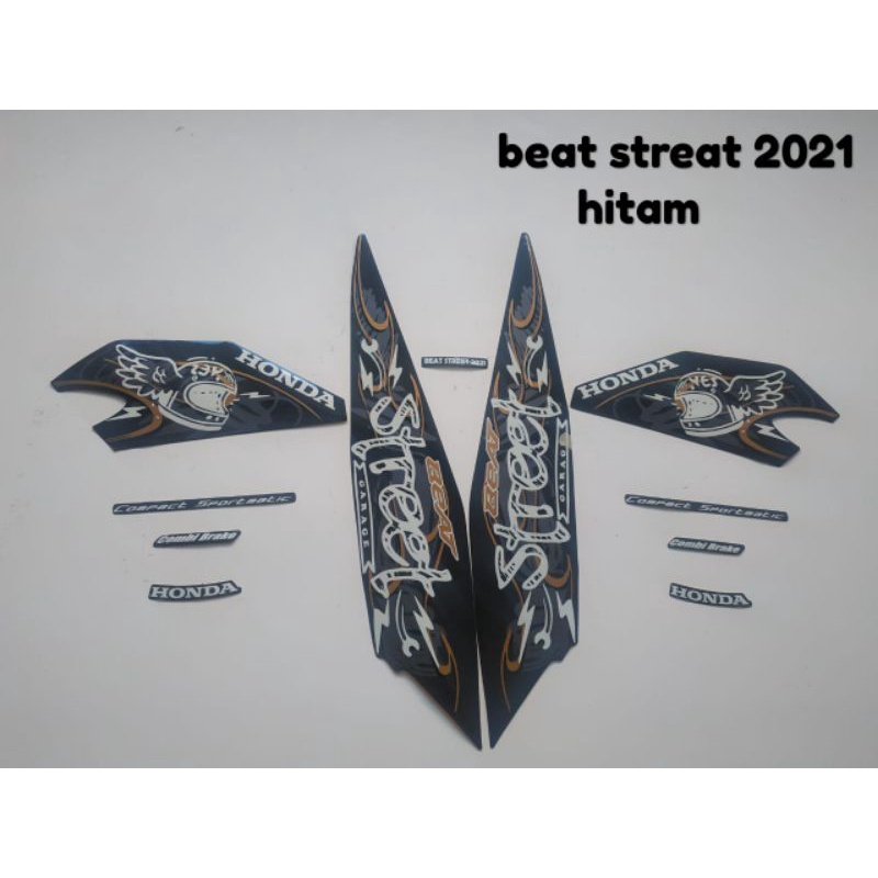 striping motor Honda beat street tahun 2021