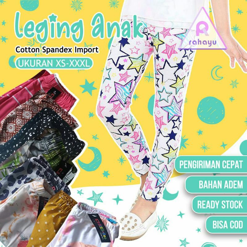 Legging Anak Motif / Lejing Bayi Motif / Legging Motif Import Kualitas Premium