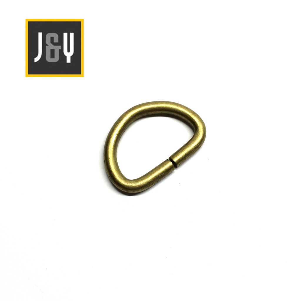 Ring D tas 2.0 cm antigold
