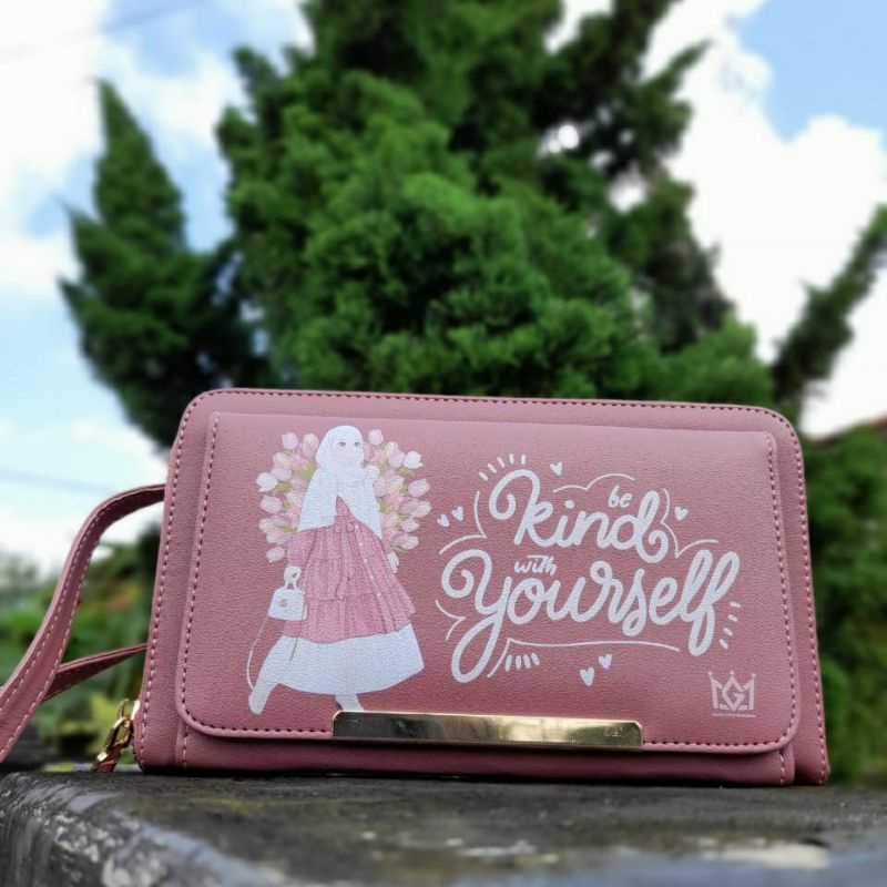 Unyu Muslimah Sweet Candy Wallet Landscape / Candy Tidur Dompet HP