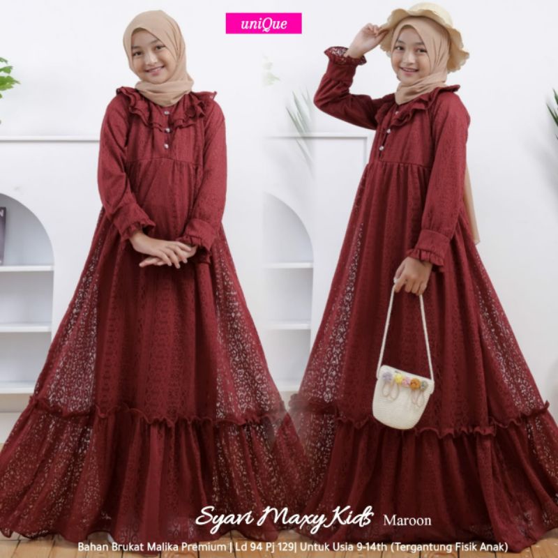 tarva syari kids ori unique