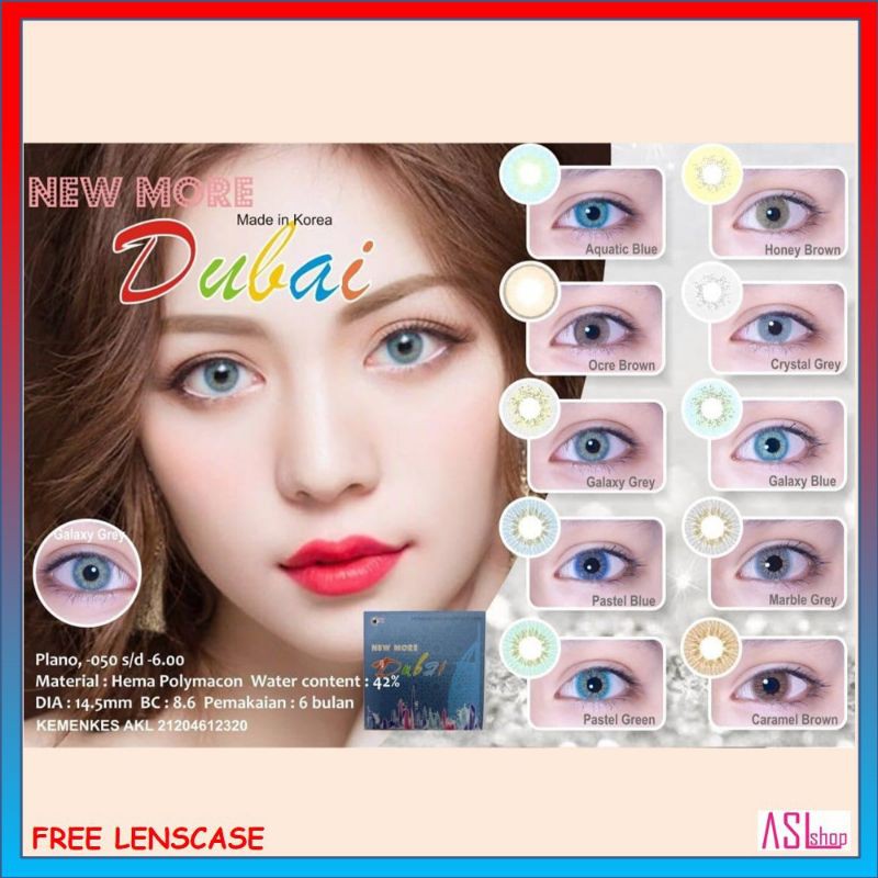 Softlens New More Dubai Diameter 14.5 - Normal