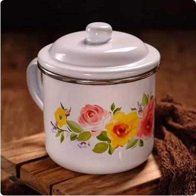 MUG TUTUP ENAMEL IDEAL MUG JADUL MUG KEMBANG MUG SENG