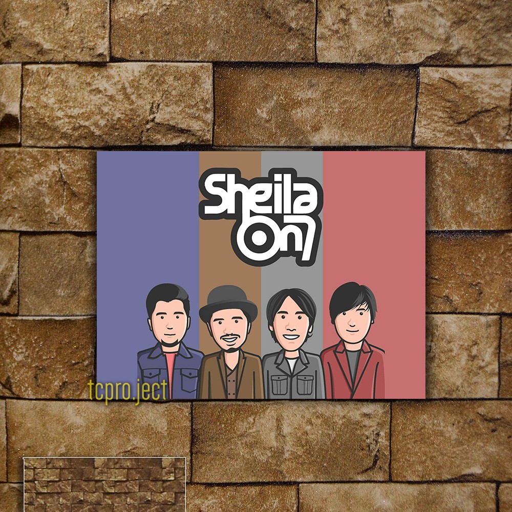 SHEILA ON 7 BAND POSTER - DEKORASI HIASAN DINDING