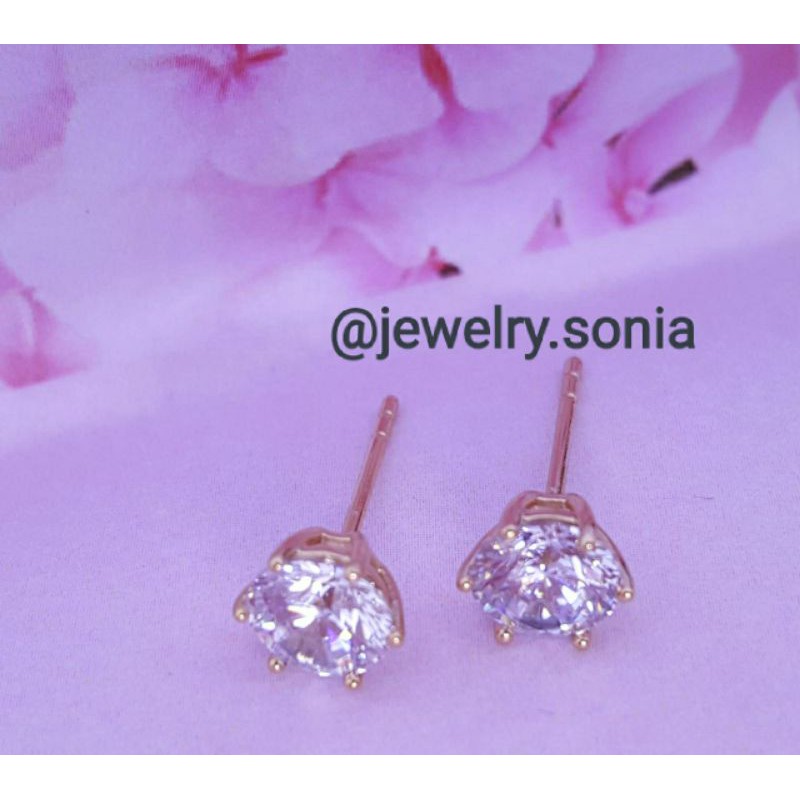anting xuping lapis emas