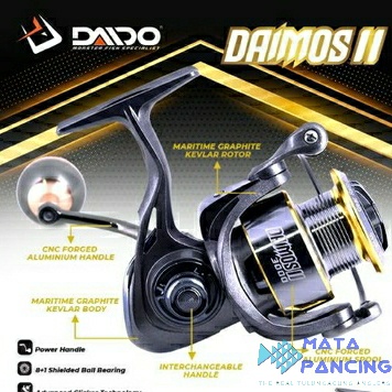 Reel daido daimos ll 1000 2000 3000 4000 6000 power handle free handle daido daimos