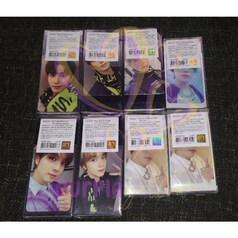 [READY STOCK] EMBLEM BADGE NCT HAECHAN, JENO, JAEHYUN, TAEIL, ACRYLIC POP UP ICE VER HAECHAN, ACRYLI
