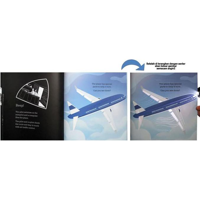 On The Plane A Shine-A-Light Book (Paper Back)