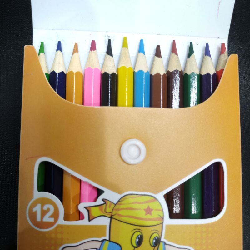 Pensil warna 12 warna MJ198