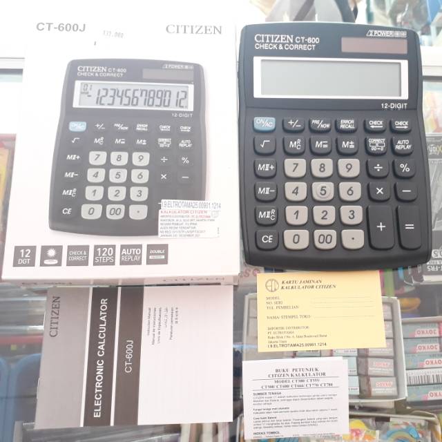Kalkulator citizen CT-600J/kalkulator citizen