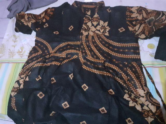 New Sriwedari Superjumbo(gamis Batik Jumbo,batik Bigsize,busana Wanita,batik Murah,batik Solo)