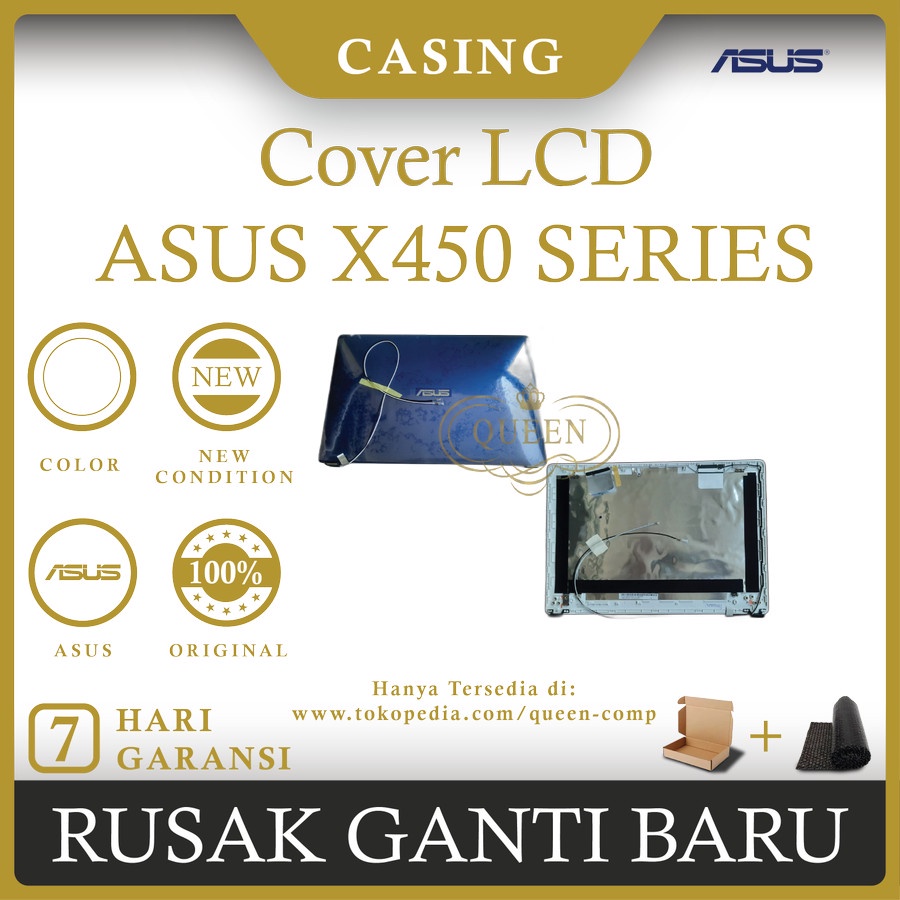 Jual Casing Cover Lcd Laptop Asus X X X C X Cc Series Original Shopee Indonesia