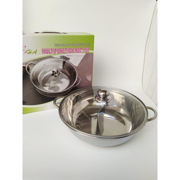 Panci Sekat 2 Sinda Shabu pan pot xo suki Hotpot Huo Guo Mala rumah SURABAYA