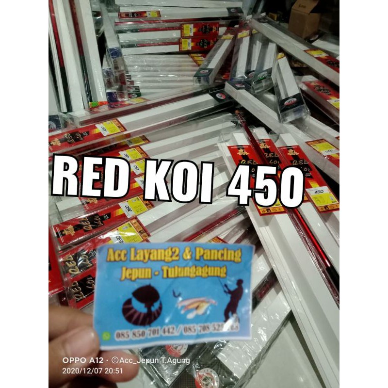 TEGEK RED KOI 450 MURAH