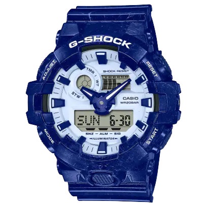 CASIO G-SHOCK GA-700BWP-2A GA 700BWP 2A ORIGINAL GARANSI RESMI