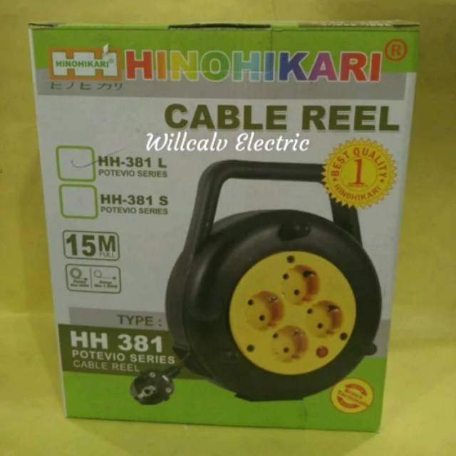 KABEL ROLL 15M 15METER 15 M 15 METER LAMPU HINOHIKARI HH-381L