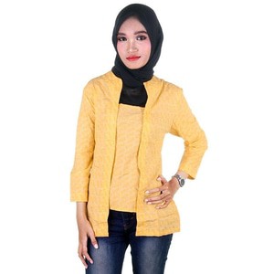 Kebaya Kutubaru I Blus Kebaya KutubaruI Blouse Kebaya Raline - Kuning