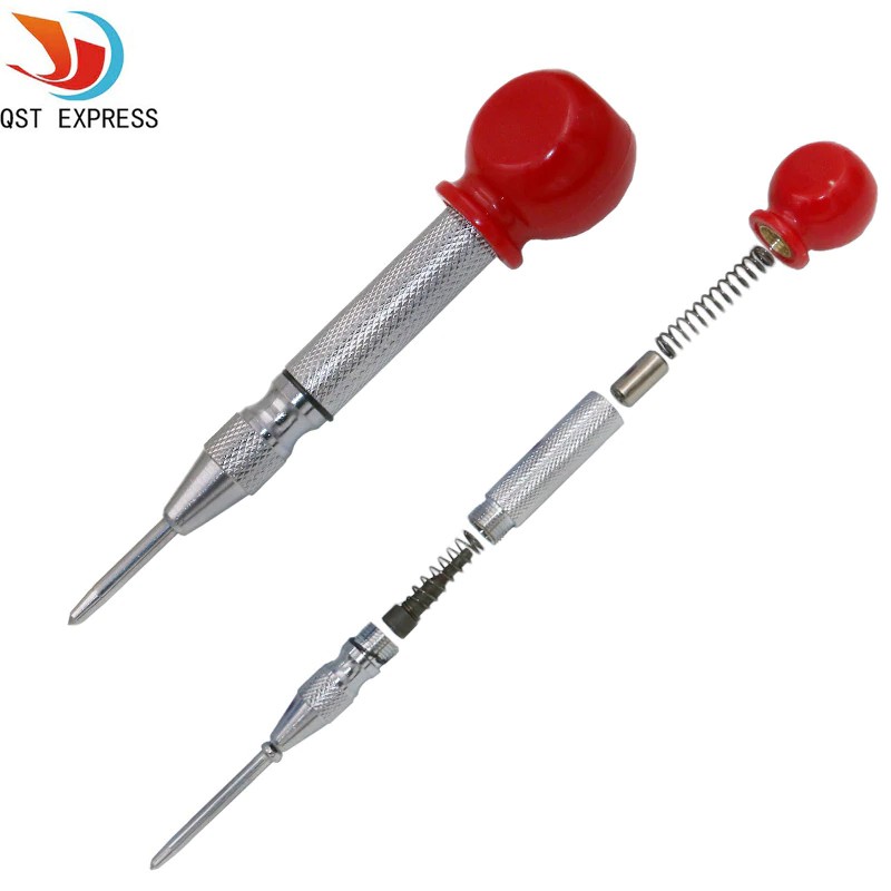 

FREE ONGKIR Popular Handle 5 Inch Automatic Center Pin Punch Spring Punch Marking Hole for Metal