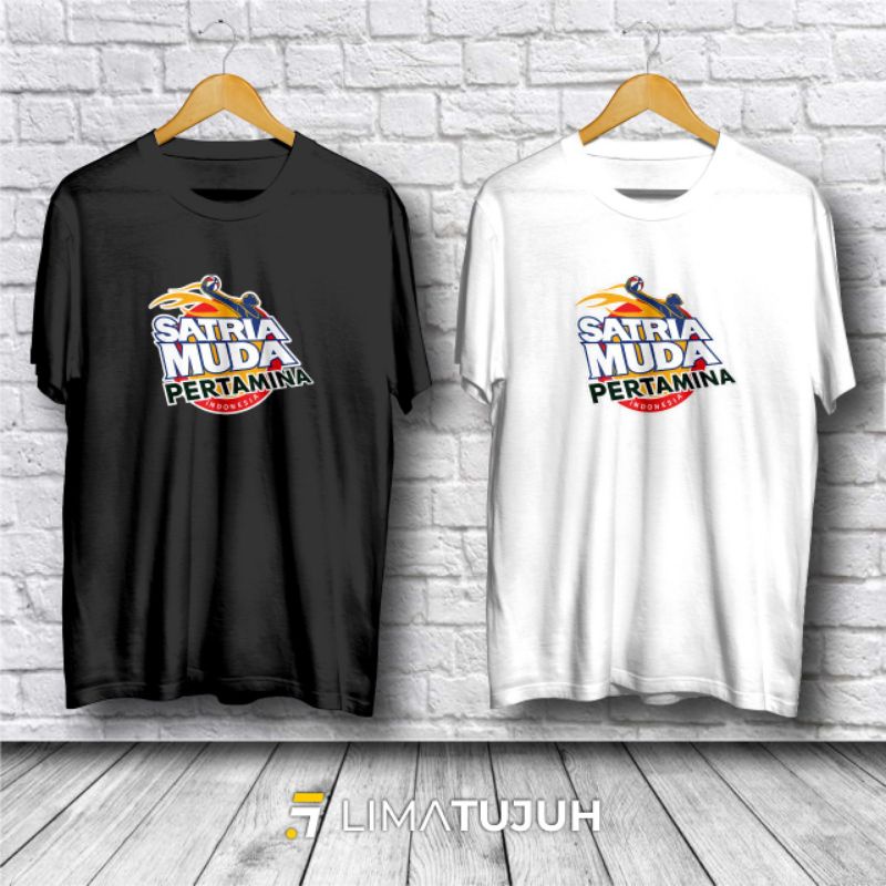 Kaos Baju Basketball Satria Muda Pertamina Indonesia Kaos Pria Wanita Bahan Premium (TSF)