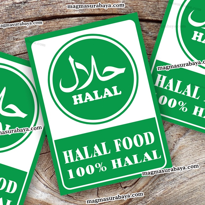 

Sticker Halal - Food Halal