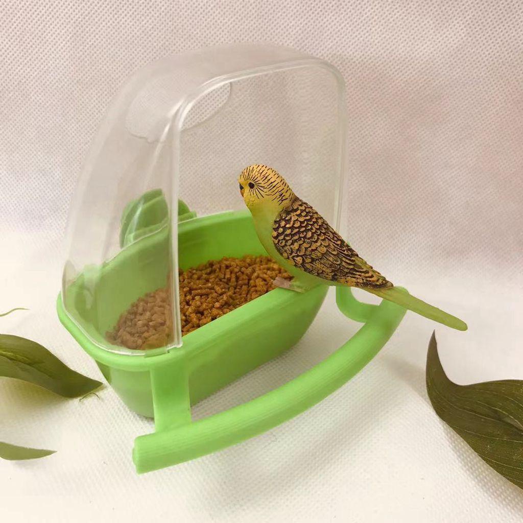 Rebuy Bird Feeder Well Design Splash Proof Bird Cage Decor Bermain Dan Makan Fix Di Kandang Perching Burung Watering Bowl