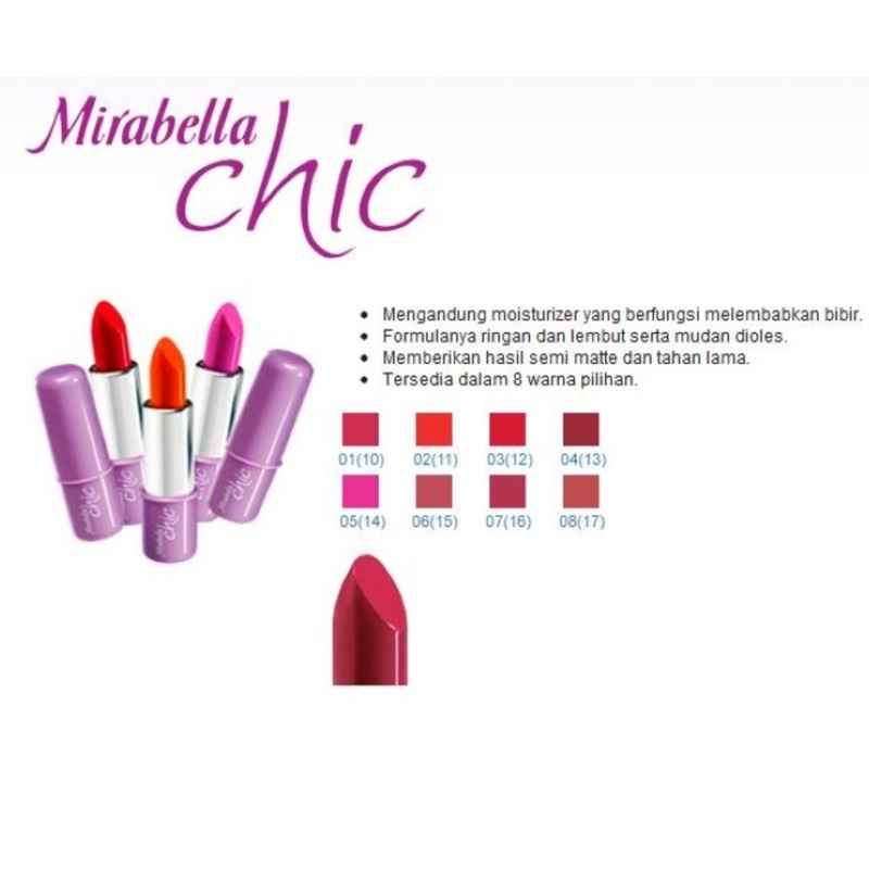 Mirabella Chic Colormoist Lipstick