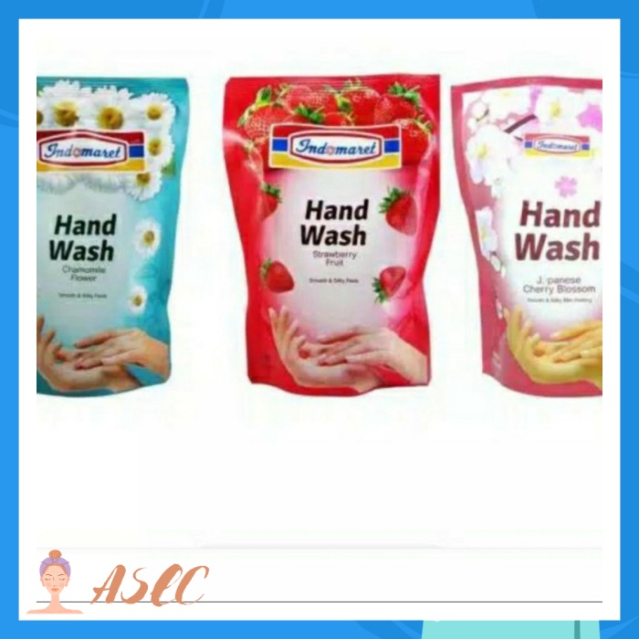 [NICEPRICE] HAND WASH INDOMARET SABUN CUCI TANGAN CHERRY BLOSSOM REFIL 375ML - STRAWBERI